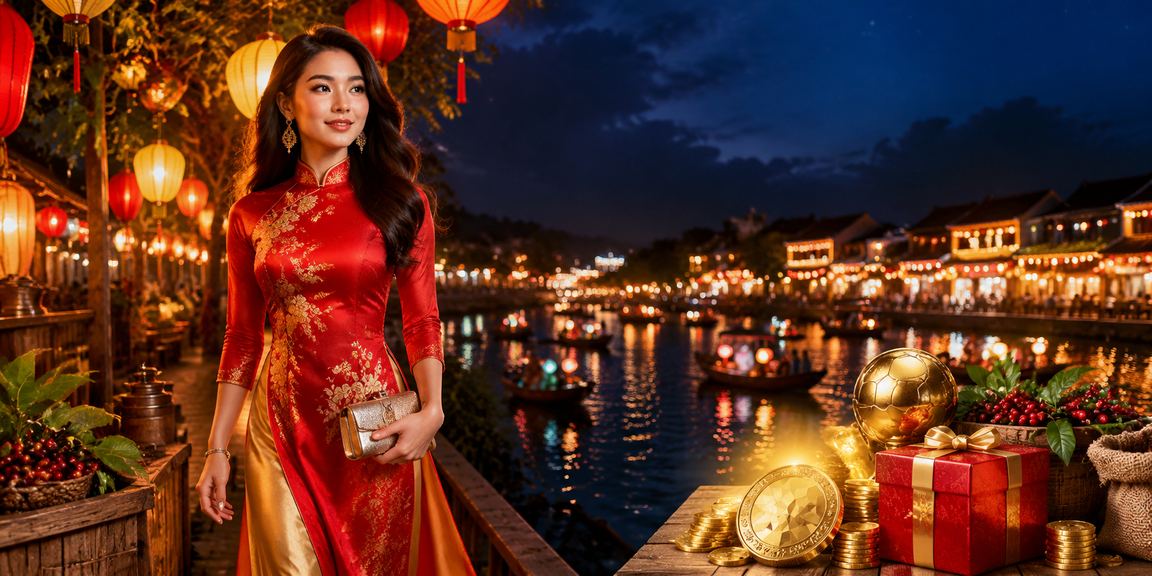Khách hàng thưởng thức cá cược thể thao và cà phê tại Hội An